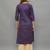 Ethnava Women's Lucknowi Chikankari Hand Embroidered Voile Cotton Straight Kurta
