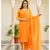 Orange Modal Bandhani Suit Set