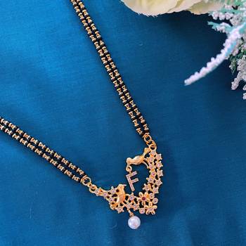 Gold mangalsutra 1