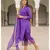 Voilet Embroidery Modal Suit Set