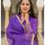 Voilet Embroidery Modal Suit Set