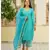 Teal Embroidery Modal Suit Set