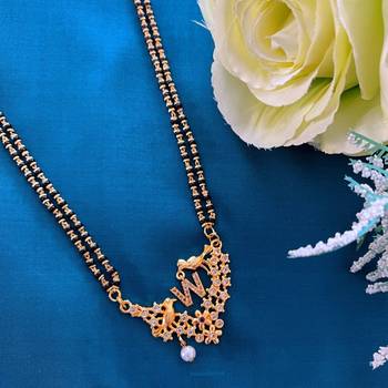 Gold mangalsutra 1