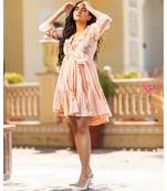 Peony Hand Block Printed Muslin Dress