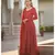 Ajrakh Print Long Kurta with Dupatta