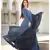 Indigo Long Kurta with Dupatta