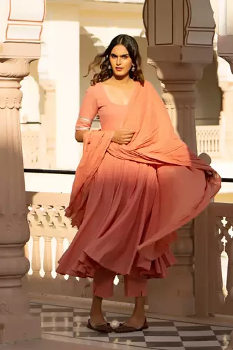 Agam Anarkali Dress Set