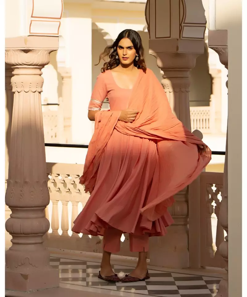 Agam Anarkali Dress Set