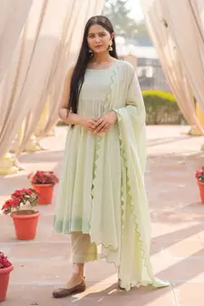 Zinnia Mulmul Suit Set