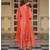 Red Bagru Print Anarkali Dress Set