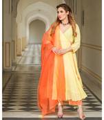 Bella Embroidery Modal Anarkali Kurta Pant Dupatta Set