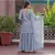 Grey Embroidery Cotton Sharara Suit Set
