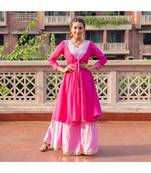 Pink Kurta Palazzo