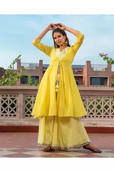 Yellow Kurta Palazzo