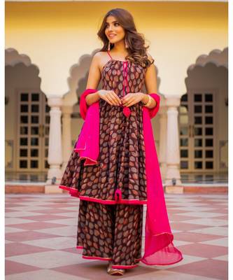 Princy Dabu Printed Cotton Sharara Set 3