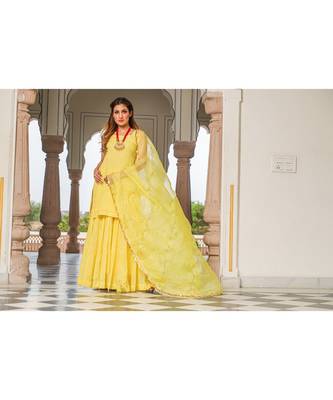 Muskaan Bandhej Modal Kurta Sharara Dupatta Set 4