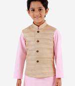  Boys' Beige Nehru Jacket
