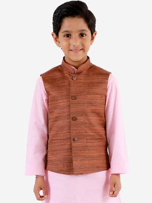  Coffee Brown Nehru Jacket 1