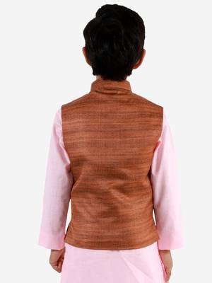  Coffee Brown Nehru Jacket 3