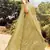 Engaging Yellow dori, zari, and resham embroidered organza semi stitched Dulhan lehenga