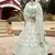 Enthralling Norway Light-green gota, zarkan, and resham embroidered crepe semi stitched Dulhan lehenga