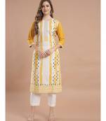 Raghaw Women's Crepe straight digital printed kurta