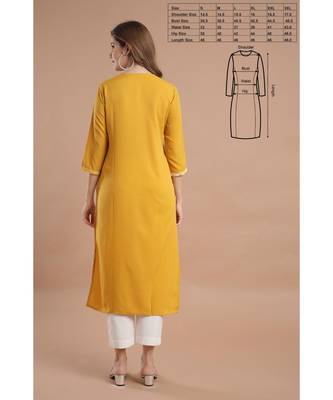 Raghaw Women's Crepe straight digital printed kurta 4