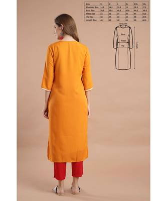 Raghaw Women's Crepe straight digital printed kurta 5
