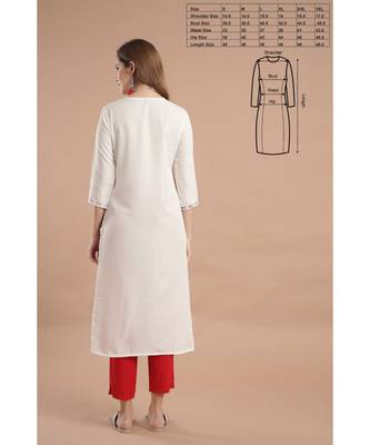 Raghaw Women's Crepe straight digital printed kurta 5
