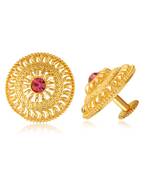 Sukai Jewels Ethnic South Indian Traditional Wear Stud Earring for Women and Girls(Pack of 1)