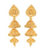 Sukai Jewels Ethnic South Indian Traditional Wear Jhumki Earring for Women and Girls(Pack of 1)