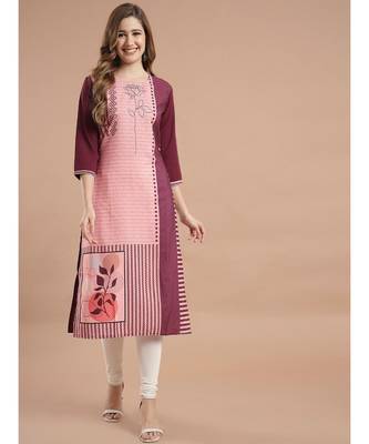 Raghaw Women's Crepe straight digital printed kurta 2