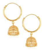 Sukai Jewels Ethnic South Indian Traditional Wear Jhumki Earring for Women and Girls(Pack of 1)