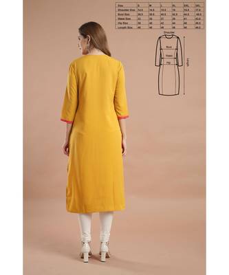 Raghaw Women's Crepe straight digital printed kurta 5