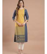 Raghaw Women's Crepe straight digital printed kurta