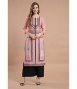 Raghaw Women's Crepe straight digital printed kurta