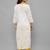 Ethnava Women's Chikankari Hand Embroidered Cotton Straight Kurta