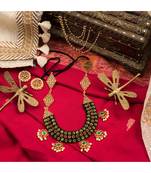 gold plated Anahi Black Necklaces