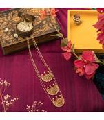 gold plated Aryahi pearls Necklaces