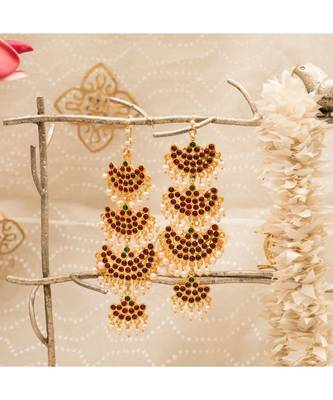 gold plated Kanaka Earrings 1