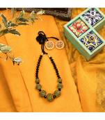 gold plated Devanshi Green Necklaces