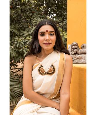 gold plated Ardhahansini Necklaces 1