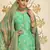 Green digital print jacquard salwar
