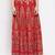 Red printed rayon skirts