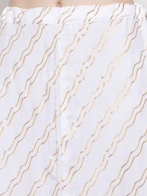 Off-white printed rayon skirts 5