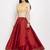 Maroon plain silk skirts