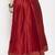 Maroon plain silk skirts