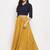 Yellow printed rayon skirts