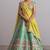 Pista cream Colour Dulhan Lehenga Choli, Wedding Lehenga Choli