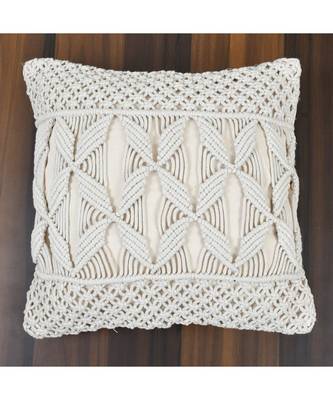 JUTE Cushion Cover | Design 2 | 20 Inches | Pack of 1 2